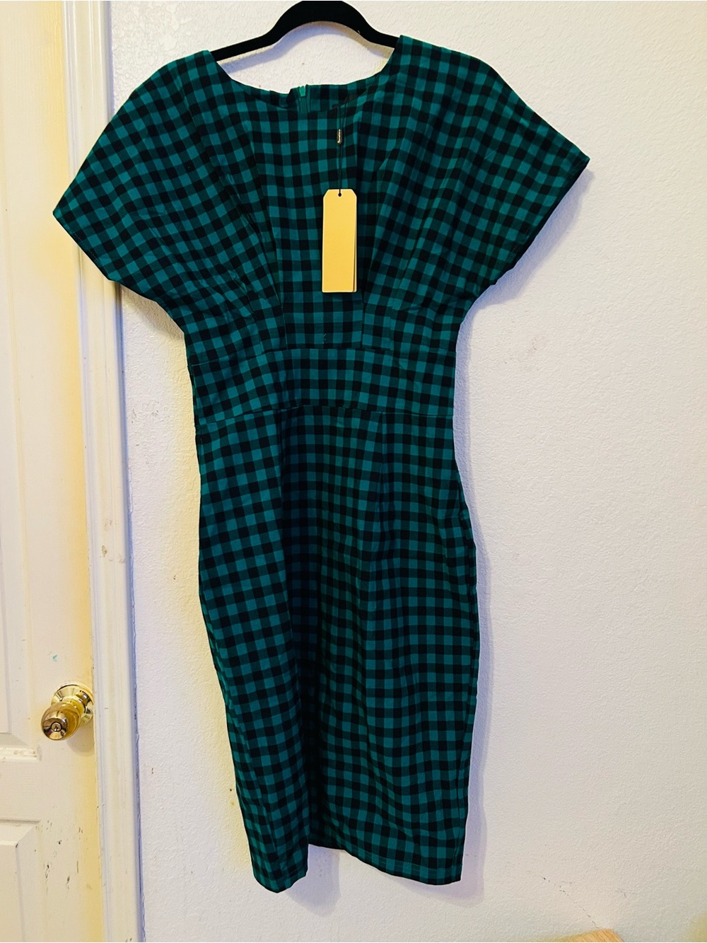 Women’s Plaid midi dress